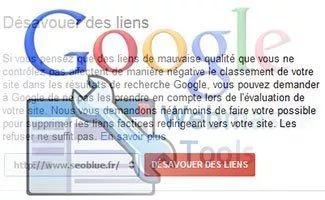 Désavouer un lien sur Google Webmaster Tools